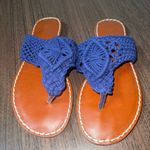 MIA Women's Vivian Crochet Sandal Women’s size 6.5 beautiful blue Photo 0