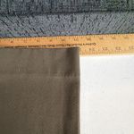 CAbi #4120 Academy Blazer pant set Small Olive Green Knit Stretch Asymmetrical Photo 13