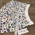 Lija 13” High Rise Ruffle Leopard Print Flounce Tennis Skirt Skort Size Large White Photo 10