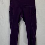 Ododos High Waisted Purple Capri Athletic Leggings Size X Small Photo 12