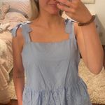 Copper Key Light Blue Bow Tank Top Photo 2