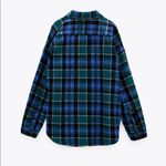 ZARA  Plaid Oversized Overshirt Photo 5
