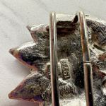 Mimi Di N Vintage 1976 Leaf Silver Tone Belt Buckle Piece Photo 7