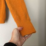 525 America Gold Pullover Crew Neck Sweater Gathered Shoulders Size Medium Photo 4