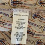 PPLA  Madrid Bell Sleeve Sheer Top Size Small Photo 2