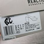 Kenneth Cole Reaction Rylee Hot Pink Metallic Slingback Platform Sandals Size 8. Photo 2