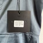 ASOS NWT Parisian Petite satin cami strap mini dress w/ cowl neck in steel blue Photo 5