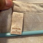 prAna  Natassa Crinkle Tunic top sleeveless M v neck pockets cream pullover Photo 4