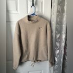 Nike Therma fit Womens S Oversized crop Sherpa Fleece Sweatshirt pullover jacket Photo 1