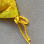 Yellow and white daisy bikini swim top Photo 3