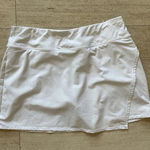 Athleta  XL‎ White Skort Tennis Pickaball Running Gym Photo 0