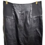 Vintage Leathers by Toby Black Leather Pencil Skirt Made in USA Size 6 Photo 1