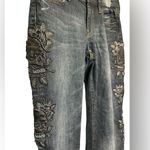 Ed Hardy Vintage  skull embellished jeans Photo 2