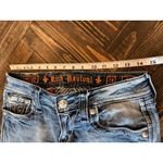 Rock Revival Wendy Capri Jeans Women 28 Embellished Y2K Western Cowgirl Aztec Photo 5