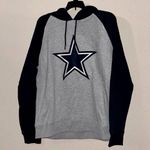 Antigua Women’s Heather Gray/Navy Dallas Cowboys Pullover Hoodie/Large Photo 0
