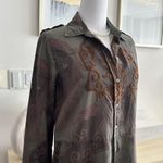 Desigual  Dress Womens Medium Boho Military Embroidered Woodland Fairy Earthy Photo 4