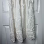 Free People  Shea Solid Mini Dress in Ivory M Photo 5