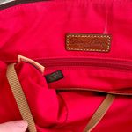 Dooney & Bourke  Beige Nylon Shopper Tote Bag Photo 8