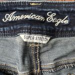 American Eagle  Women's Skinny Jeans Super Stretch‎ Mid Rise Blue Dark Wash 6 Photo 7