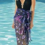Peter Som Sarong Dream Floral Meteorite Swim Beach Coverup Womens One Size Photo 7