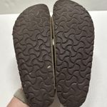 Birkenstock  Arizona Sandals Shoes Womens Size 7 38 Taupe Suede Two Strap Photo 8