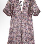 Lulus Express Yourself Blush Pink Floral Satin Babydoll Dress Photo 2