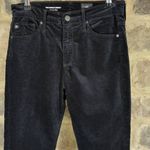 AG Adriano Goldschmied Black Velveteen The Farrah Skinny pants Woman Size 27R Photo 1