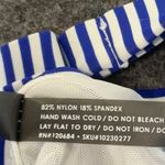 Torrid Blue White Retro Stripe Ruched Pinup Girl One Piece Swimsuit Plus Size 2X Photo 7