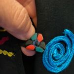 New Direction BRIGHT PADTEL COLORED PRINTED JACKET SIZE S SEE MEASUREMENTS Photo 5