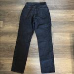 Abercrombie & Fitch The Dad High Rise Black Wash Curve Love Button Fly Jeans 25 Photo 5