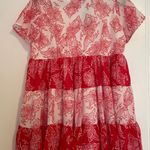 Wednesday Girl Wednesday's Girl mini smock dress with tiers in contast paisley print Photo 5