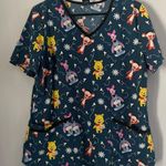 Disney Blue baby Winnie the Pooh Blue Chibi Scrub size Medium Photo 0