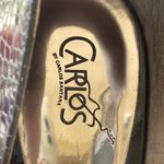 Carlos Santana Snakeskin Peep Toe Heels Photo 5