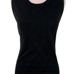 Cielo Black Viscose Scoop Neck Sleeveless Sweater Top Size Medium Photo 0