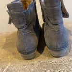 Nine West Leather Gray Suede Ankle Boots Photo 9