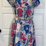 Modcloth  Exciting Find Floral Belted Shirt Dress Secretary 50's Small NWT Photo 0