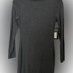 NWT NanaMacs Mock Neck Bodycon Dress‎ Gray Photo 0