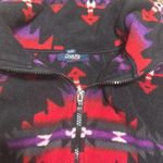 CHAPS  Sport Womens Aztec Navajo Fleece Vest zip up Jacket Tribal Western L Photo 4