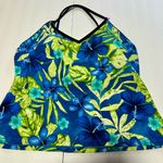 Jantzen  Blue and Green Floral Strappy Top Photo 2