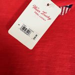 Lucky Brand  Women's Heart Flag Embroidered T-Shirt, size S NWT Photo 4