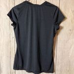 Xersion Athletic Sporty Black V Front Fitted Short Sleeve Tee Sz M Photo 4