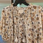 Cleobella ππ Helena Puff Sleeve Peasant Blouse ~ Floral Polka Print Medium NWT Photo 5