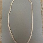 Neiman Marcus Fallon Jewelry 18K rose gold plated over stainless steel Hailey snake chain liquid herringbone necklace Photo 1