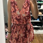 Ramy Brook  Pink and Red Mini Dress Photo 0