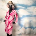 MODA International linen shirt dress Pink Size 8P Photo 1