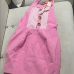 & Other Stories & Other Stories Pink Dress with Gold Buttons Photo 3