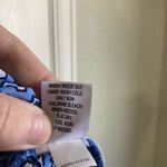 Dana Buchman 🌞EUC  Sleeveless Blue & White Indian Design with Gold Latch A226 Photo 2