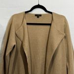 J.Crew Juliette Collarless Sweater Blazer Tan Wool Longline Women's S Workwear Brown Photo 3