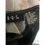 R.Q.T. Pencil skirt turquoise grey plaid size 12 Gray Photo 1