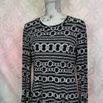 Joseph Ribkoff  Link Print Peplum Bell Sleeve Blouse Size‎ 10 Photo 2